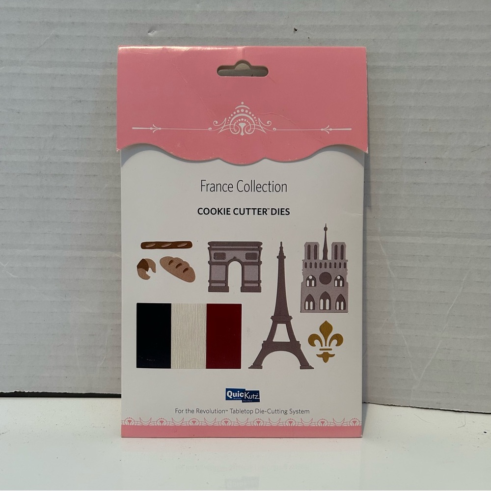 Quickutz 6-pc cookie cutter dies - FRANCE COLLECTION